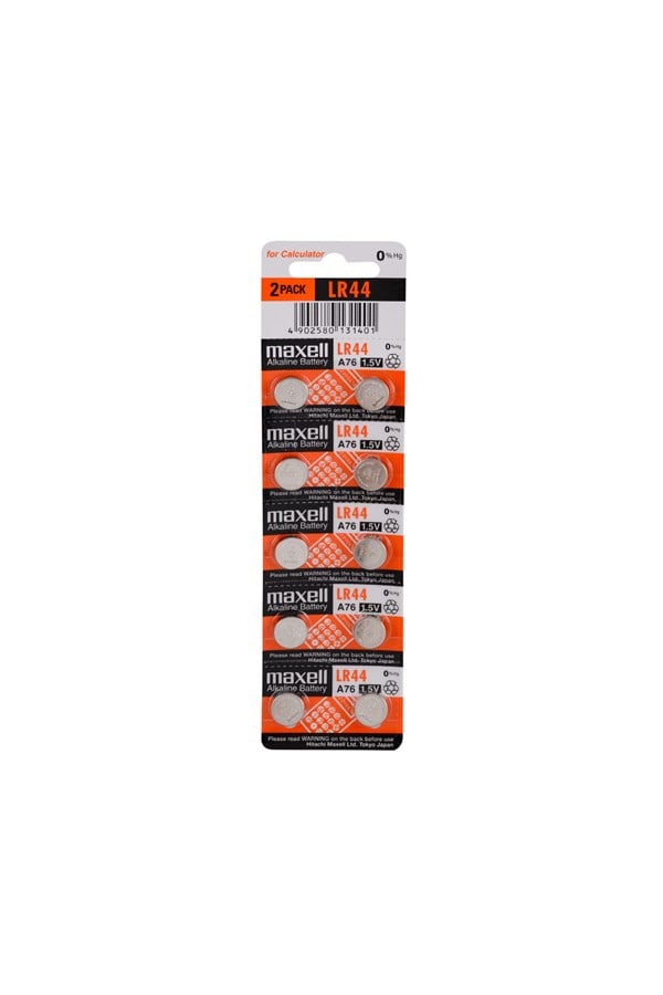 Maxell LR44/A76/AG13 Alkaalin Pil