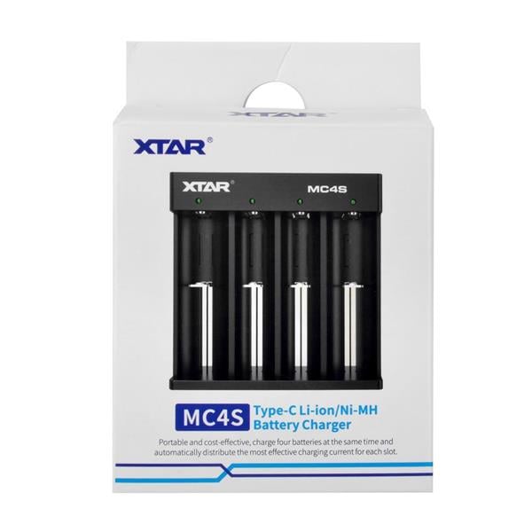 Xtar MC4S Dörtlü Li-ion / NI-CD / NI-MH Pil Şarj Cihazı