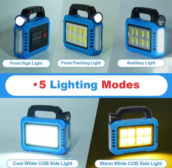 Gold Orion OR-8678-8 50W Solar Multifonksiyonel Çadır Lambası