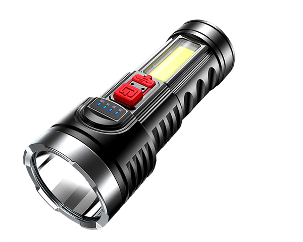 Polizei P-100 Süper güçlü LED el feneri taktik Isığı USB şarj edilebilir su geçirmez lamba Ultra parlak fener kamp balıkçılık el feneri