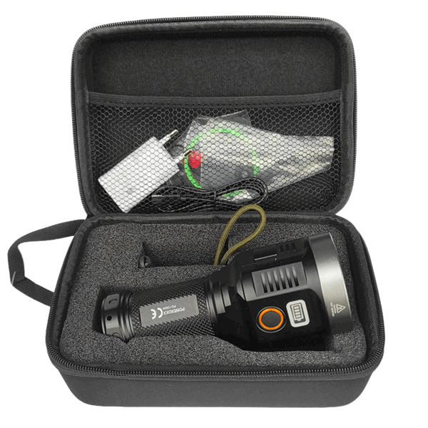 Powerdex PD-12000 Su Geçirmez 40 Watt 4000 Lümen Süper Güçlü LED Profesyonel Şarjlı El Feneri