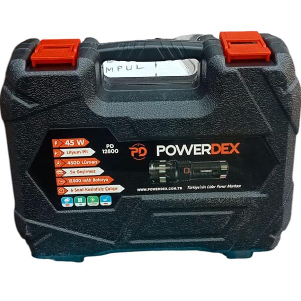 Powerdex Pd-12800 45 Watt 4500 Lümen Zoomlu Profesyonel Avcı El Feneri