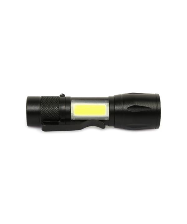 PeakStar PS-2115 Şarjlı Metal Yağmur Suyu Geçirmez Xpe + COB Led’li El Feneri