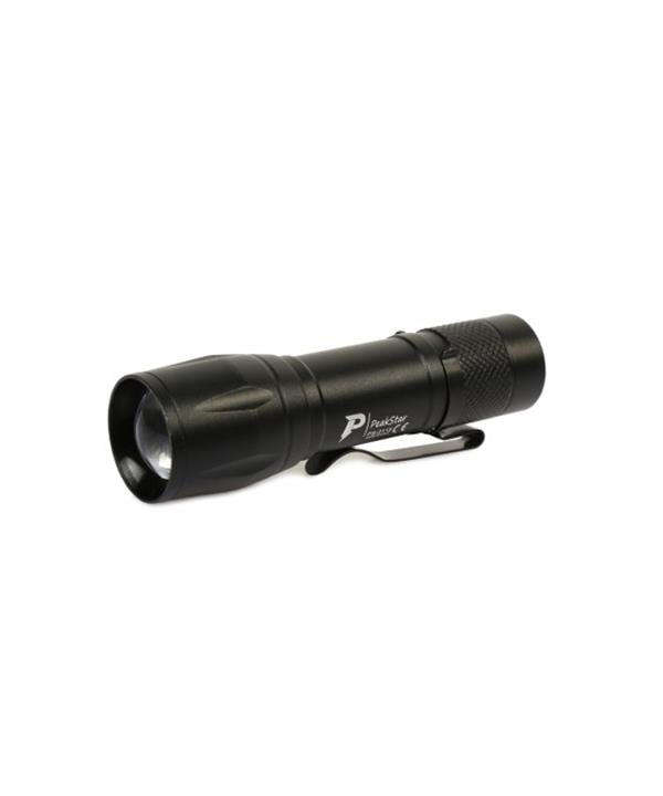 PeakStar PS-2115 Şarjlı Metal Yağmur Suyu Geçirmez Xpe + COB Led’li El Feneri