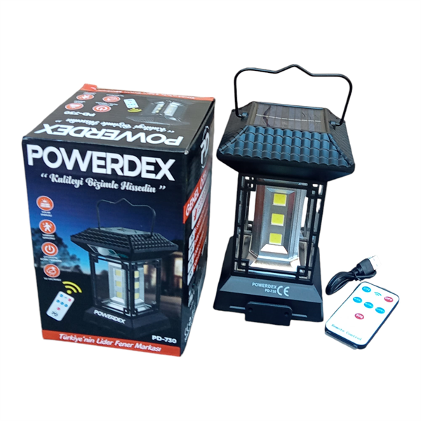Powerdex PD-730 Solar Enerjili Hareket Sensörlü Lamba