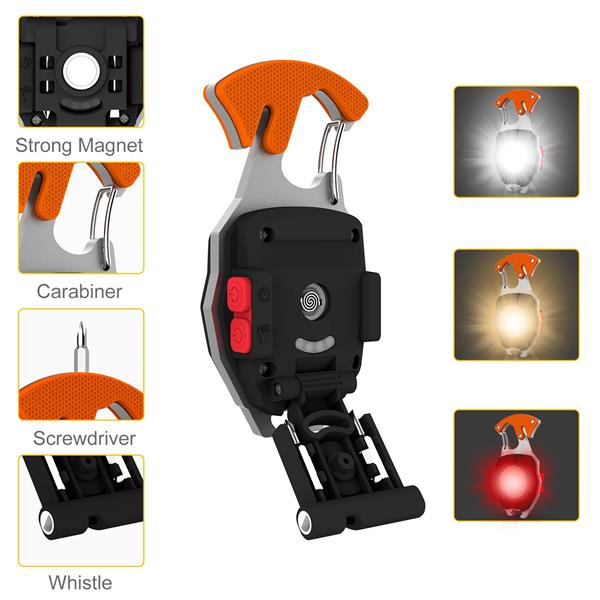 Powerdex PD-808 6 Fonksiyonlu Tornavidalı Mıknatıslı COB LED Mini Fener