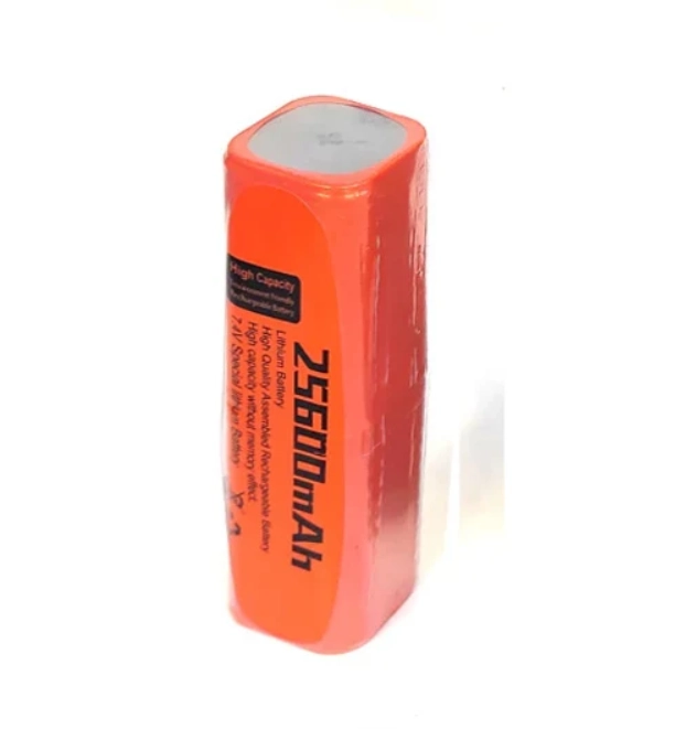 Powerdex PD-25600 3.7V 25600 mAh Li-ion Şarj Edilebilir Fener Pili (PD-13000 ve PD-14000 Uyumlu Yedek Batarya)