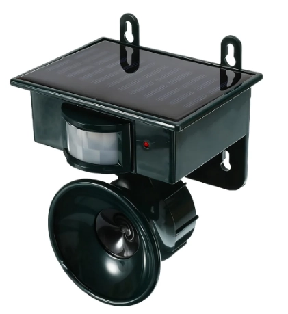 Powerdex PD-2002 Solar Güneş Enerjili Ultrasonik Kedi Köpek Haşere Kovucu - IP55 Su Geçirmez Kuş, Fare, Köstebek Savar Bahçe Cihazı