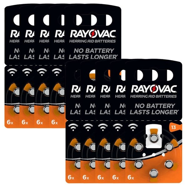 Rayovac 13 Numara İşitme Cihaz Pili 60 Adet PR48 Kulaklık Pili