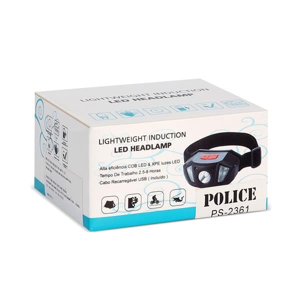 Police PS-2361 Şarjlı Kafa Feneri