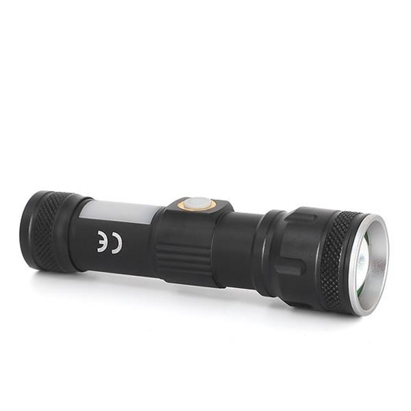 Polıce Ps-357 Zoom, Yan Aydınlatma Işıklı,Magnetli Ve Kırmızı-Mavi İkaz Işıklı,Şarjlı El Feneri