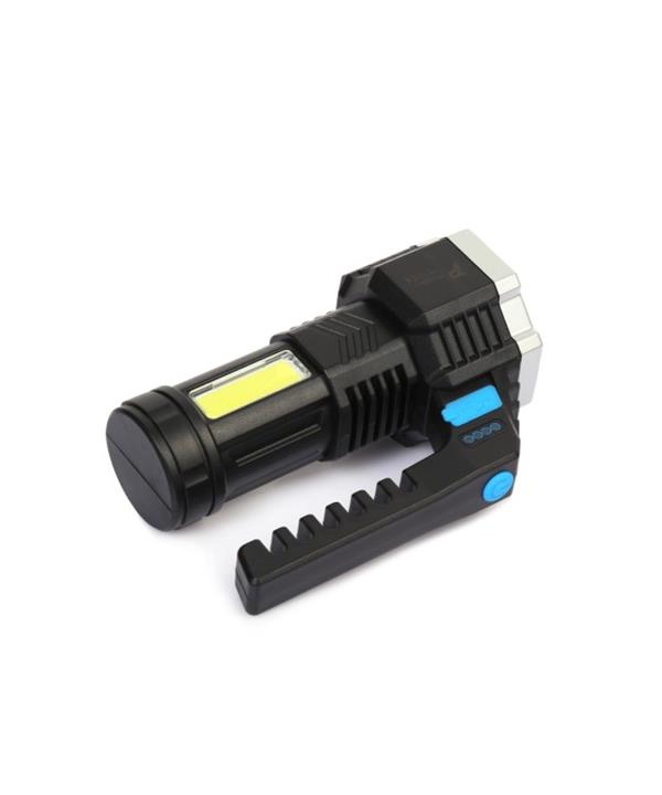PeakStar PS-3879 USB Şarj Göstergeli Şarj Edilebilir 7*XPE +COB Led El Feneri