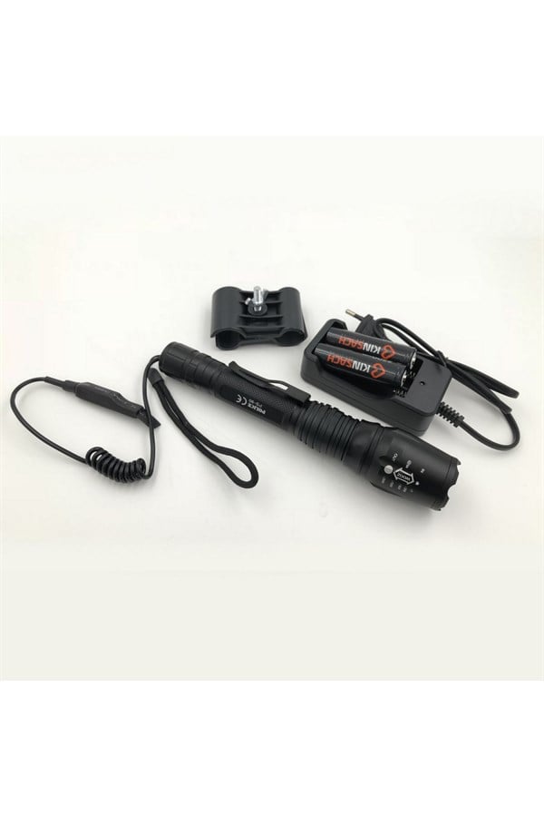 Police PS-90 Cree T6 LED Alüminyum Gövde Şarjlı El Feneri