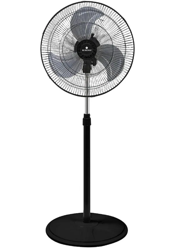 Rubenis RBS-20 Premium 18’’ 46 Cm Sanayi Tipi Fonksiyonel Vantilatör Siyah