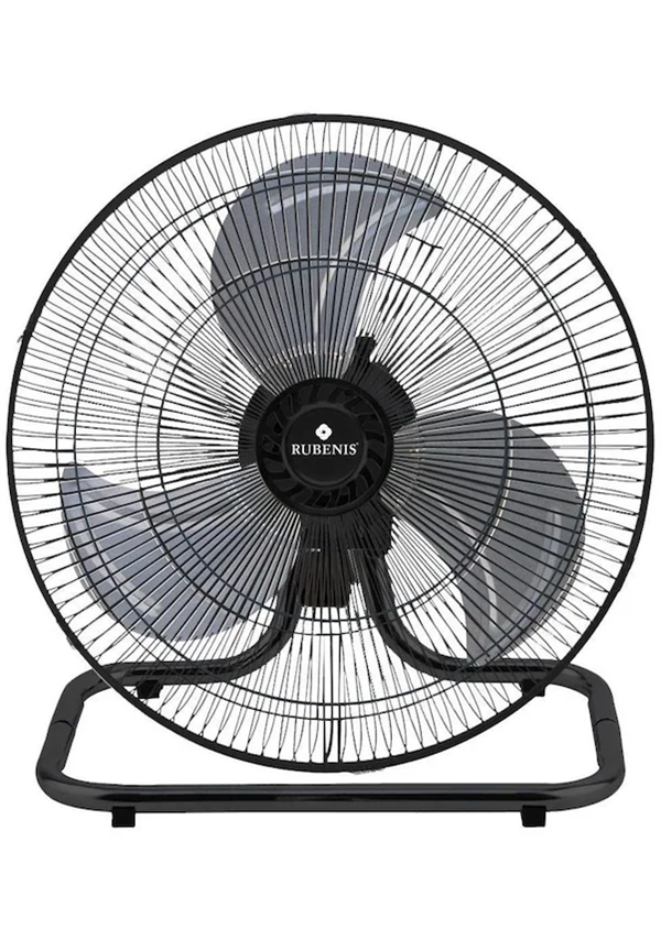 Rubenis RBS-20 Premium 18’’ 46 Cm Sanayi Tipi Fonksiyonel Vantilatör Siyah