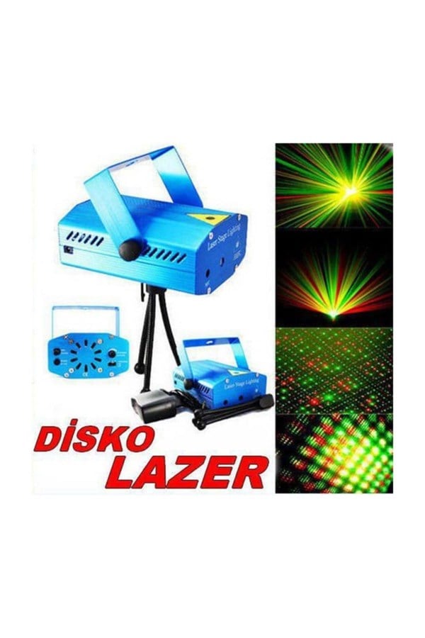 Sese Duyarlı Mini Disko Sahne Lazeri