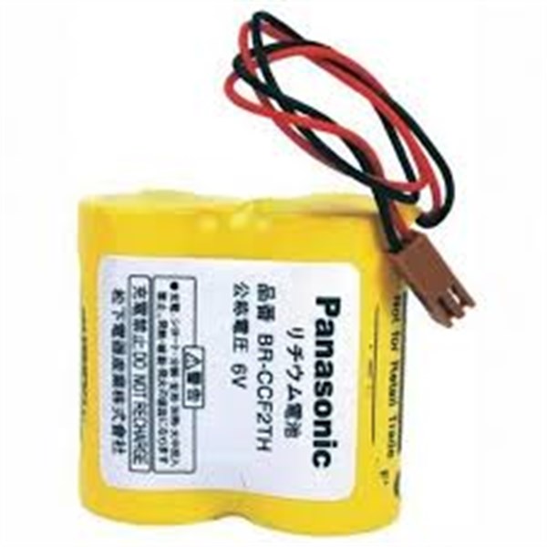 Panasonic BR-CCF2TH 6V 5000mAh Lityum PLC Pil - Fanuc CNC Hafıza ve Veri Yedekleme Bataryası (Kablo ve Soketli)