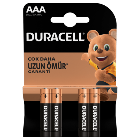 Duracell AAA İnce Pil 4’lü
