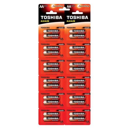 TOSHIBA LR6 24LÜ KARTELA ALKALİN KALEM PİL