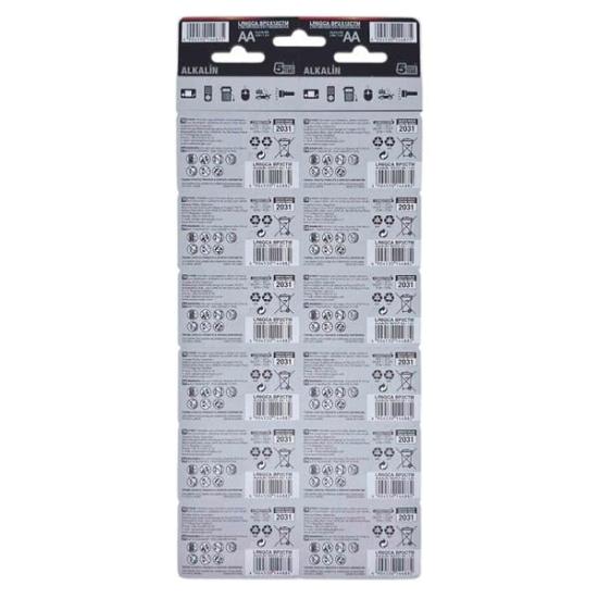 TOSHIBA LR6 24LÜ KARTELA ALKALİN KALEM PİL