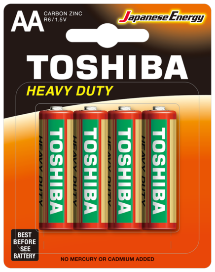 TOSHIBA R6KG BLS. KALEM PİL 4LÜ