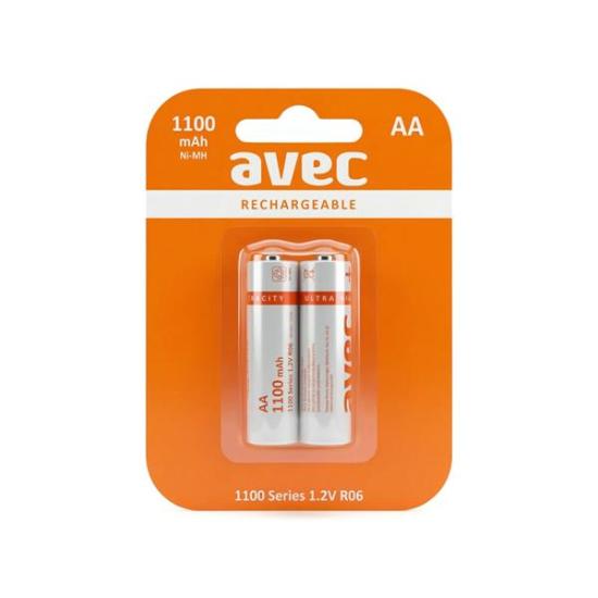 AVEC 1100 MAH ŞARJLI KALEM PİL 2Lİ