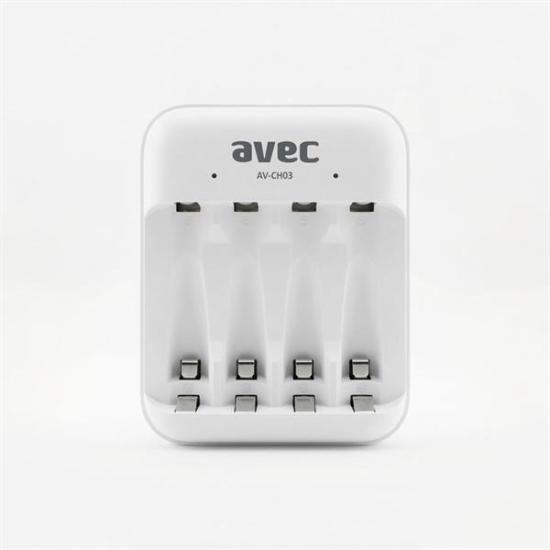 AVEC AV-CH03 USB PİL ŞARJ CİHAZI 4LÜ