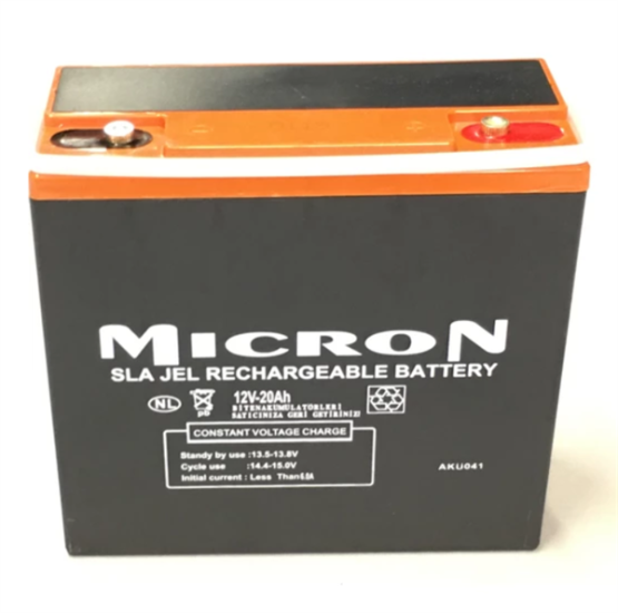 Micron 12V 20 Ah Jel Kuru Bakımsız Akü