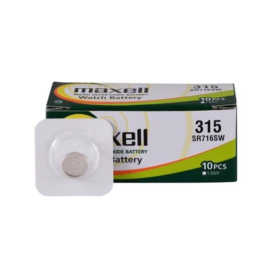 Maxell 315 SR716SW Hafıza Saat Pili 10 Adet