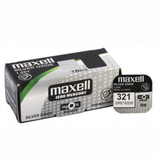 Maxell 321 SR616SW Hafıza Saat Pili 10 Adet