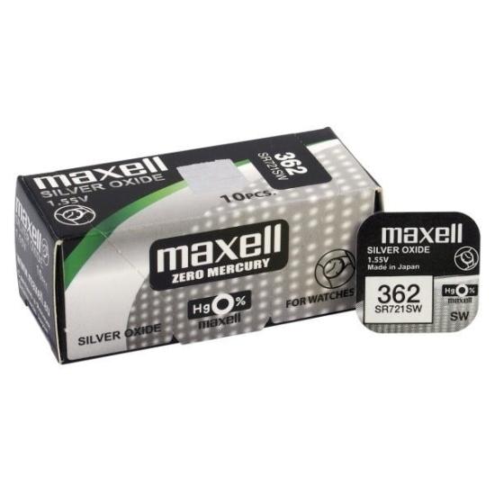 Maxell AG11 - 362 - SR721SW Hafıza Saat Pili 10 Adet
