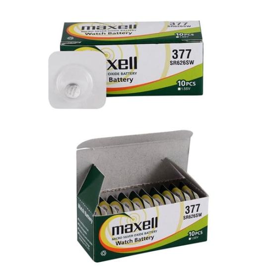 Maxell AG4 - 377 - SR626SW Hafıza Saat Pili 10 Adet