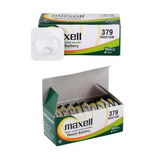 Maxell AG0 - 379 - SR521SW Hafıza Saat Pili 10 Adet