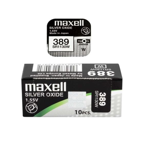 Maxell AG10 - 389 - SR1130W Hafıza Saati Pili 10 Adet