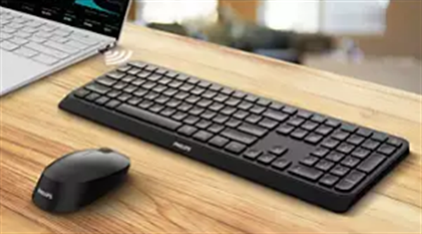 PHILIPS SPT6324 KABLOSUZ KLAVYE MOUSE SETİ SİYAH