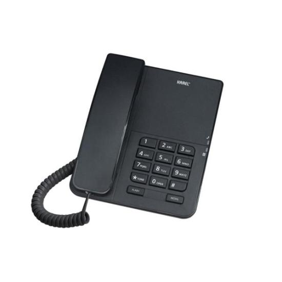 KAREL TM140 SİYAH ANALOG TELEFON CID