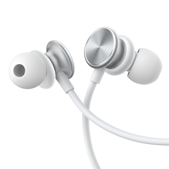 JOYROOM JR-EW03 IN-EAR METAL WIRED EARBUDS-SILVER