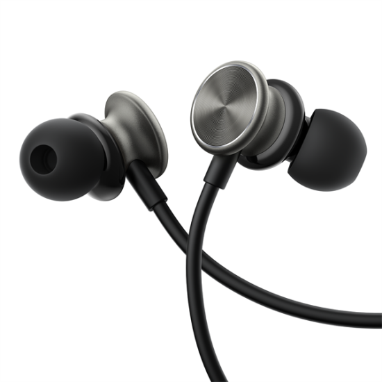 JOYROOM JR-EW03 IN-EAR METAL WIRED EARBUDS-DARK GRAY