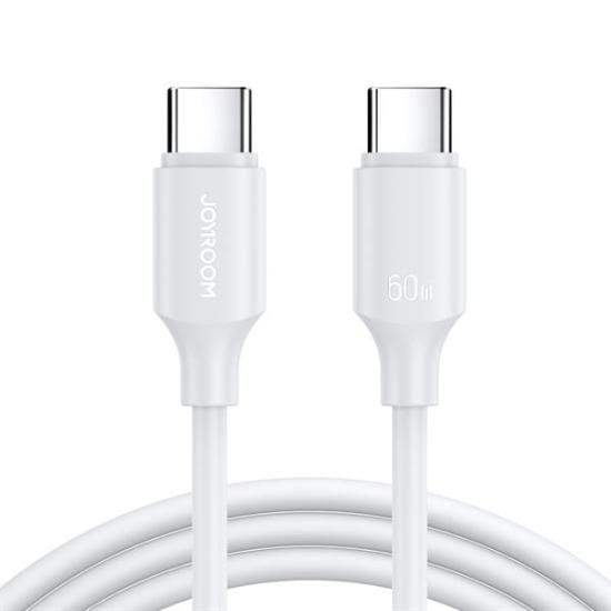 JOYROOM S-CC060A9 60W TYPE C-TYPE C 1M-WHITE