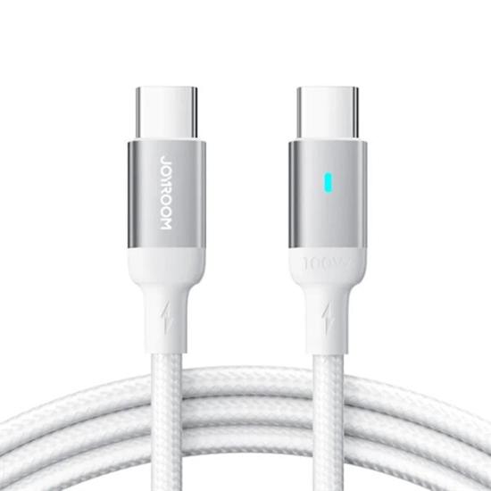 JOYROOM S-A10 100W TYPE C-TYPE C CABLE 1.2M WHITE