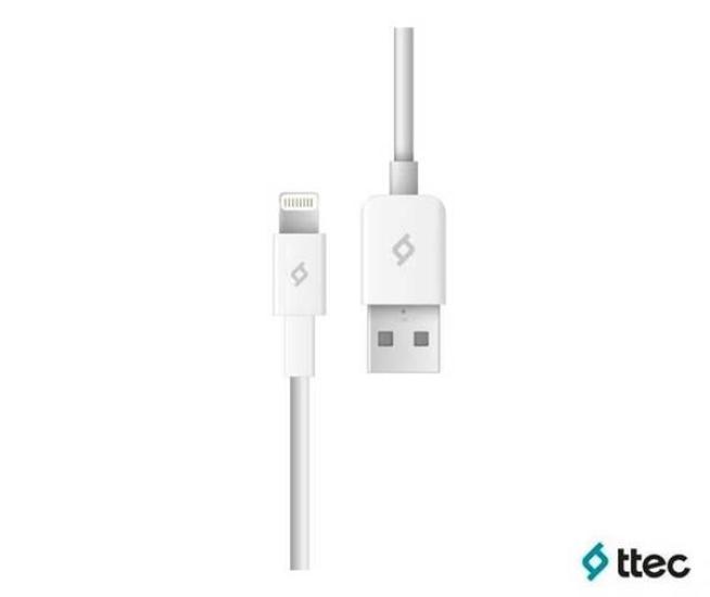 Ttec 2DKM01B MFİ IPH. Usb Şarj Kablosu Beyaz
