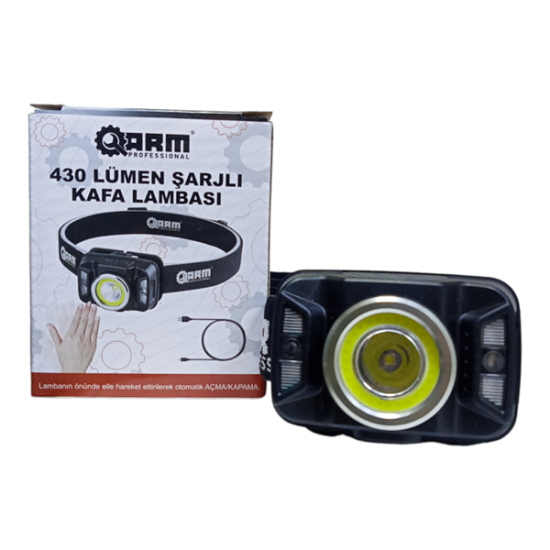 Arm 430 Lümen Esen 146-C Şarjlı Kafa Feneri Sensörlü