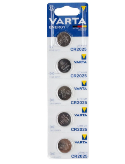 Varta CR2025 3 Volt Lityum Pil (5’li Paket)