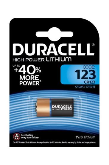 Duracell CR-123A 3V Ultra Lithyum Pil