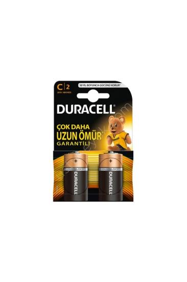 Duracell Alkalin C Boy Orta Pil 2’li Paket