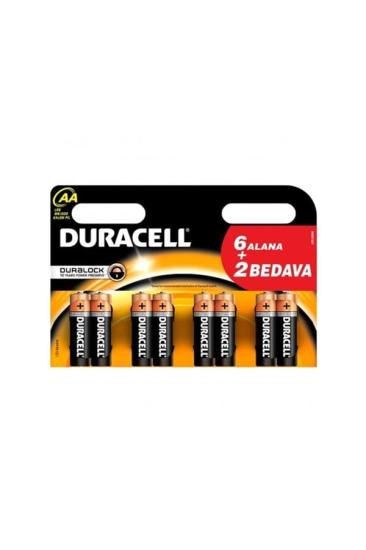 Duracell Alkalin AA Kalem Pil 6*2