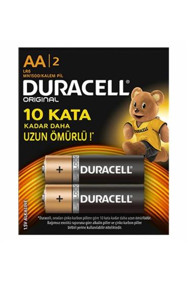 Duracell Alkalin AA Kalem Pil 2’li Paket