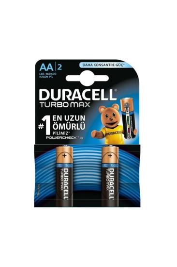 Duracell Turbomax Alkalin AA Kalem Pil 2’li
