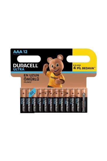 Duracell Turbomax Alkalin AAA İnce Kalem Pil 8*4