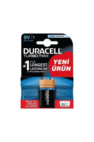 Duracell Turbomax Alkalin 9V Kare Pil